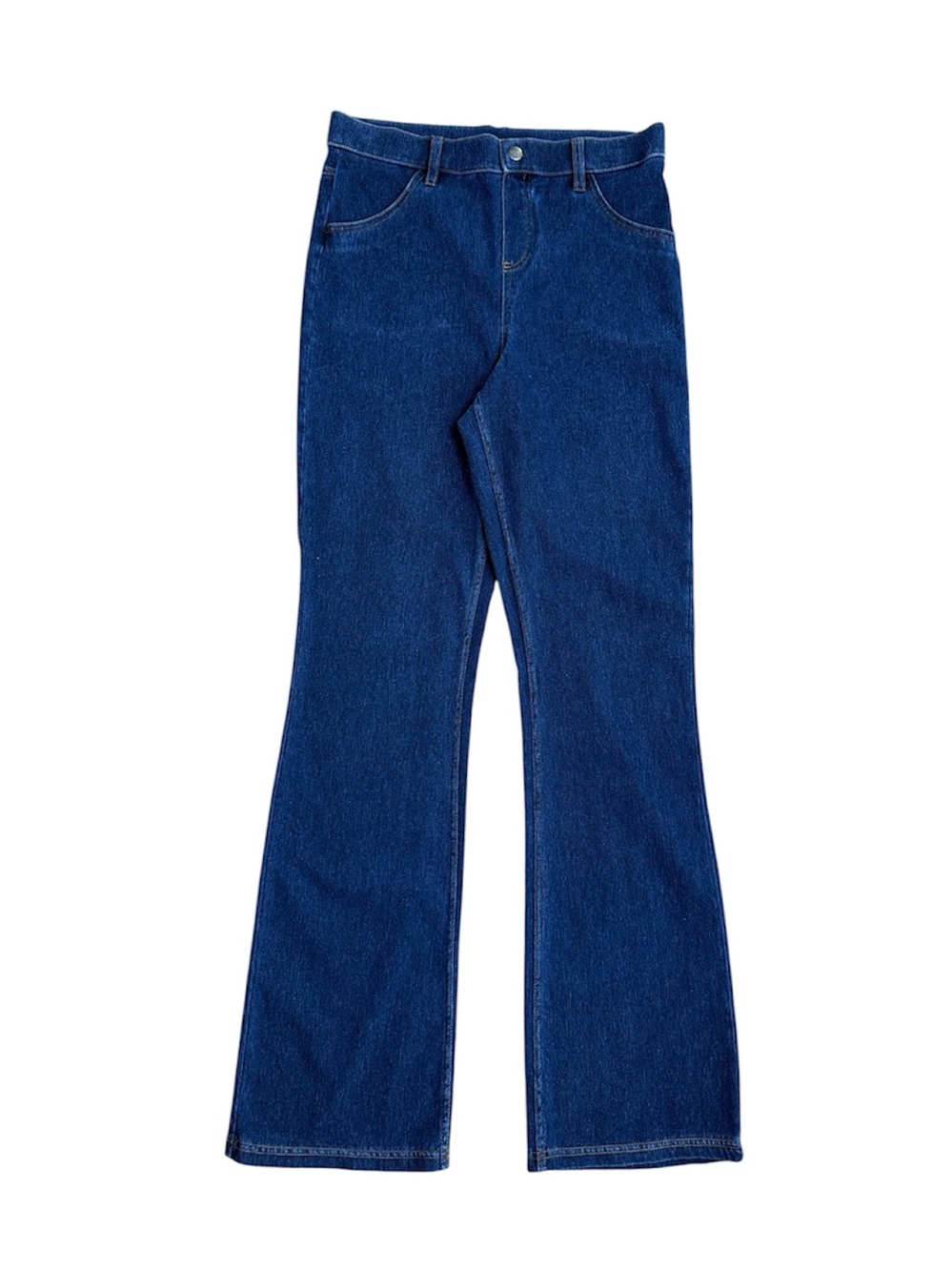 Hue Ultra Soft Blue Denim Baby Bootcut Jeggings